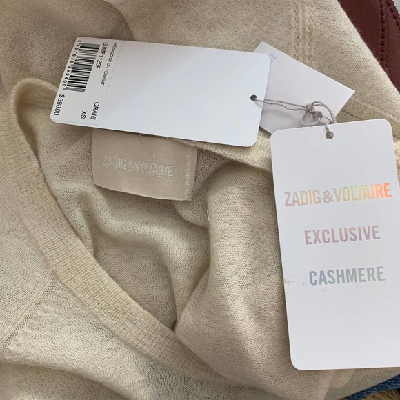 Zadig & Voltaire Hexago Oh Yeah Cashmere Sweater - Picture 10 of 12